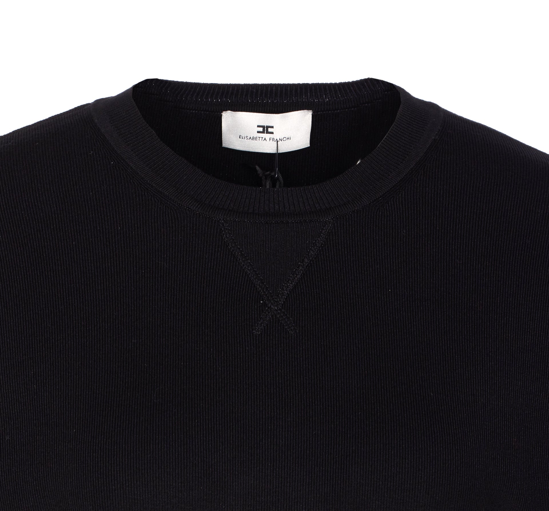 Elisabetta Franchi Sweaters Black Viscose