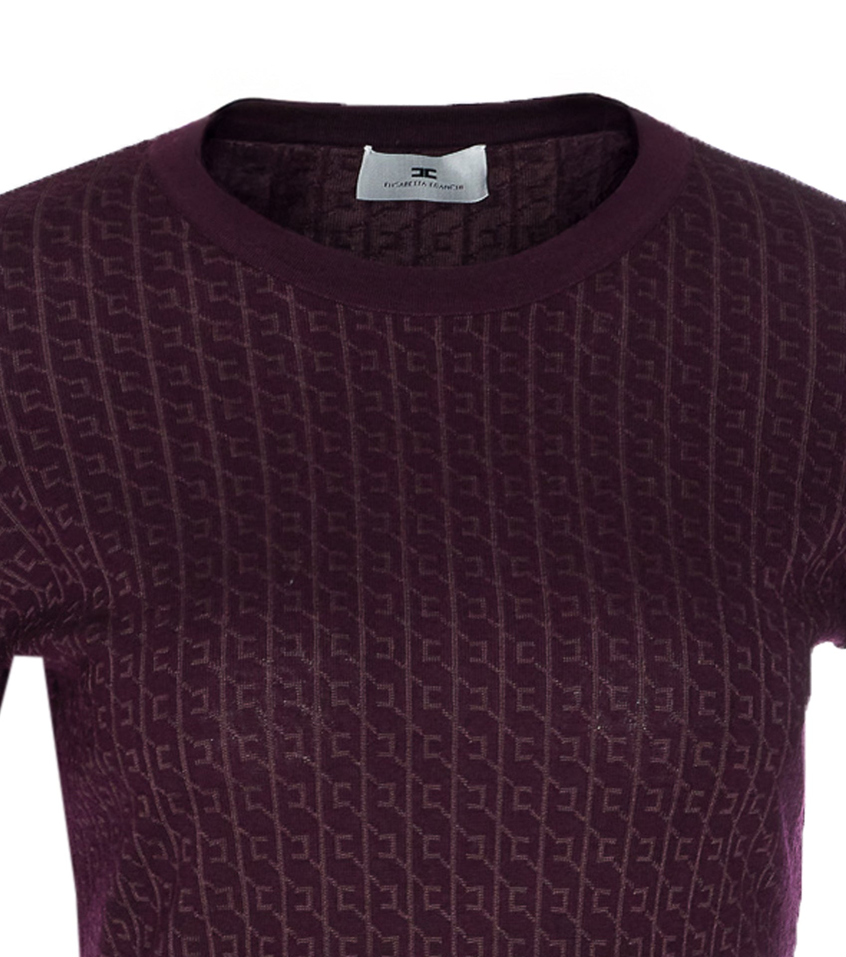 Elisabetta Franchi Sweaters Purple Viscose