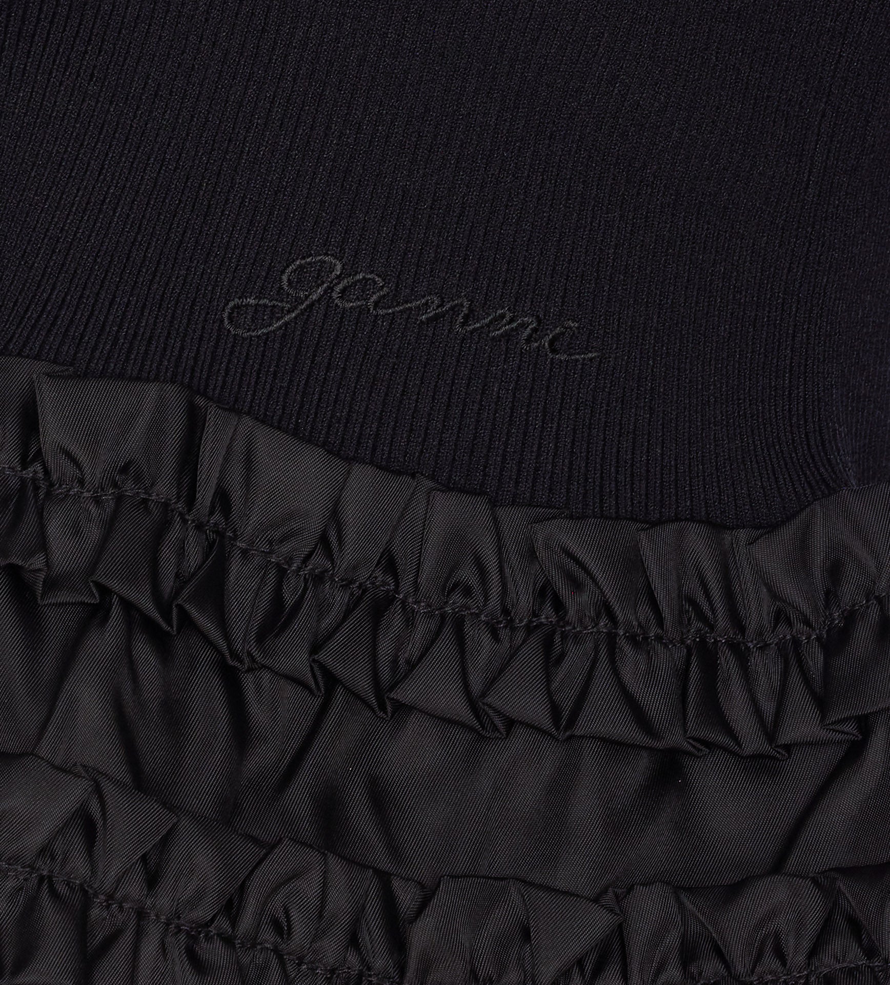 Ganni Sweaters Black Viscose