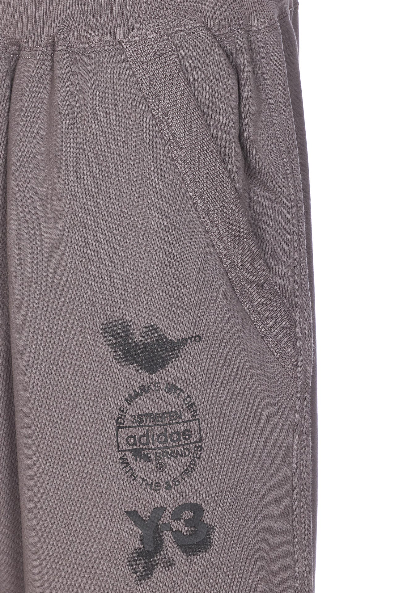Y-3 Trousers Grey Cotton