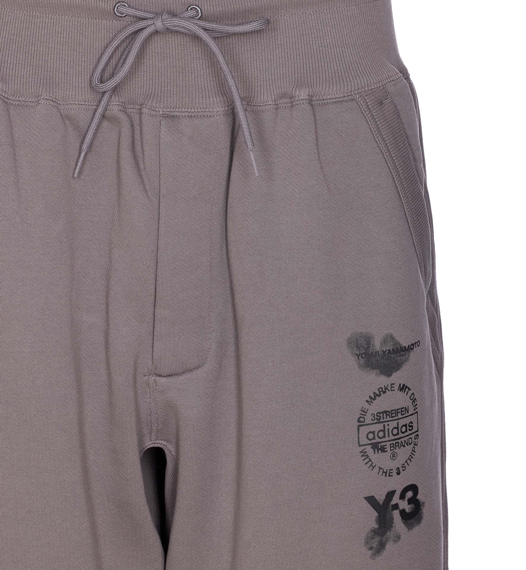 Y-3 Trousers Grey Cotton