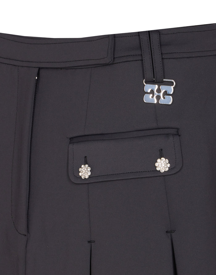 GANNI Skirts Grey Recycled Polyamide