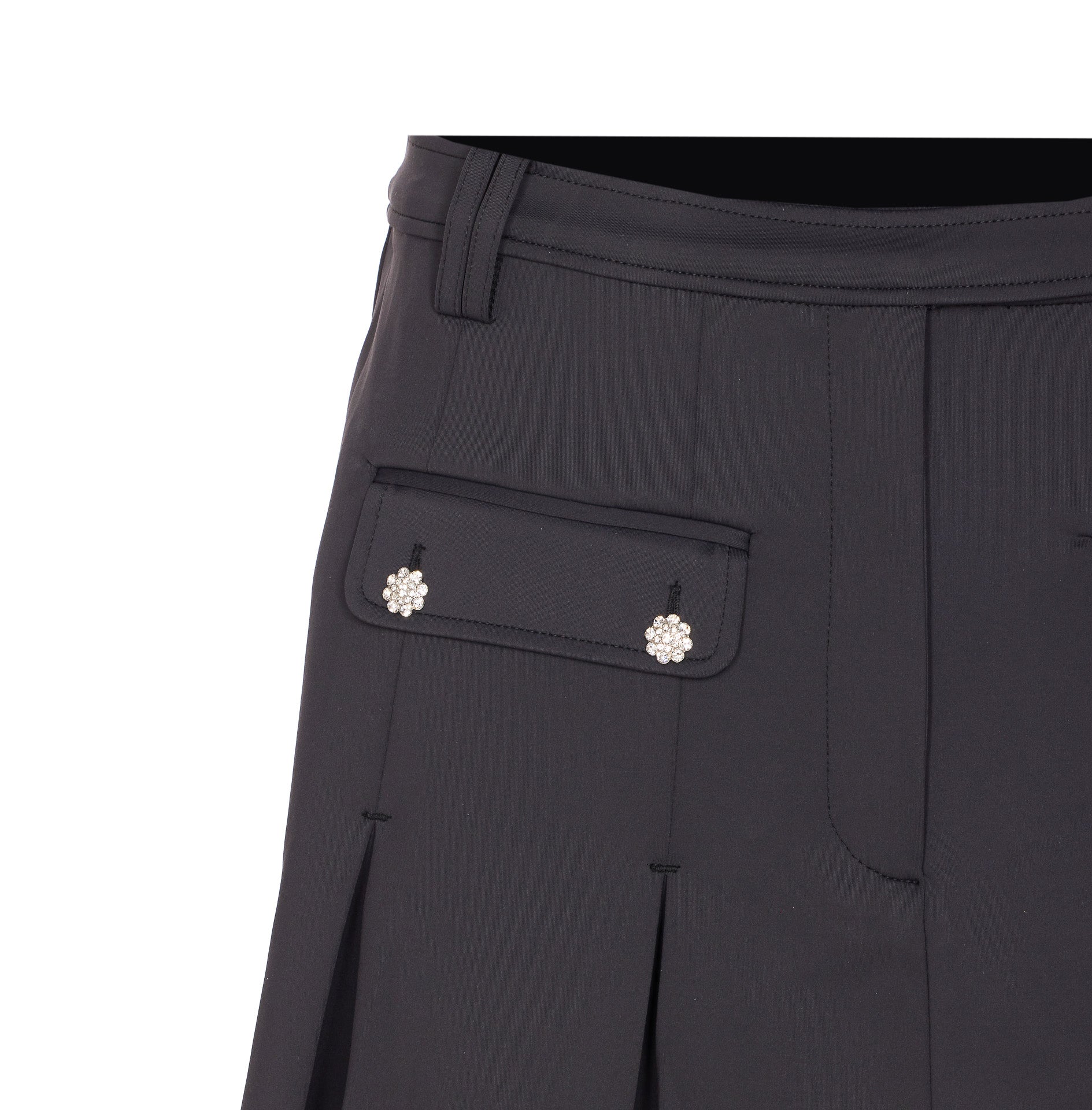 GANNI Skirts Grey Recycled Polyamide