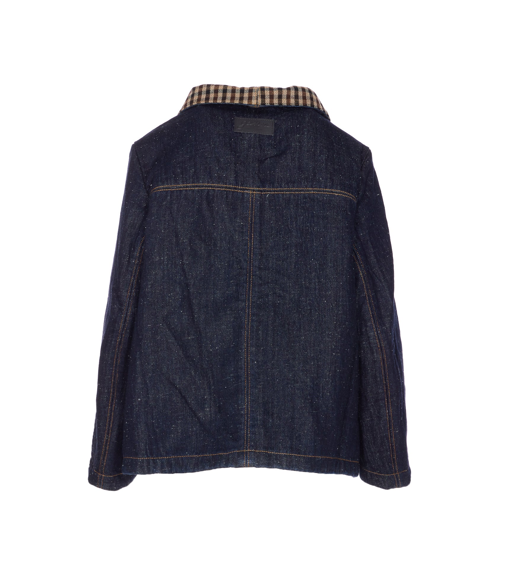 Ganni Jackets Blue Organic Cotton