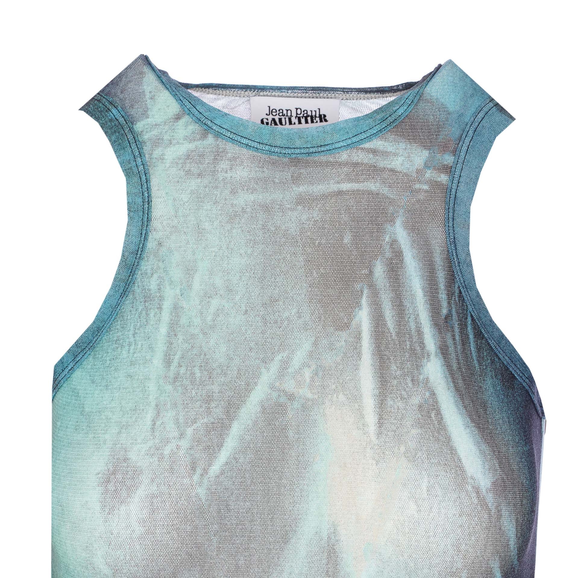JEAN PAUL GAULTIER Top Blue Polyamide
