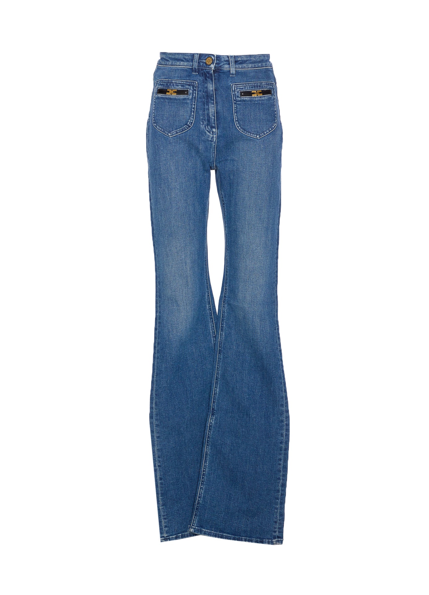 Elisabetta Franchi Jeans Blue Cotton