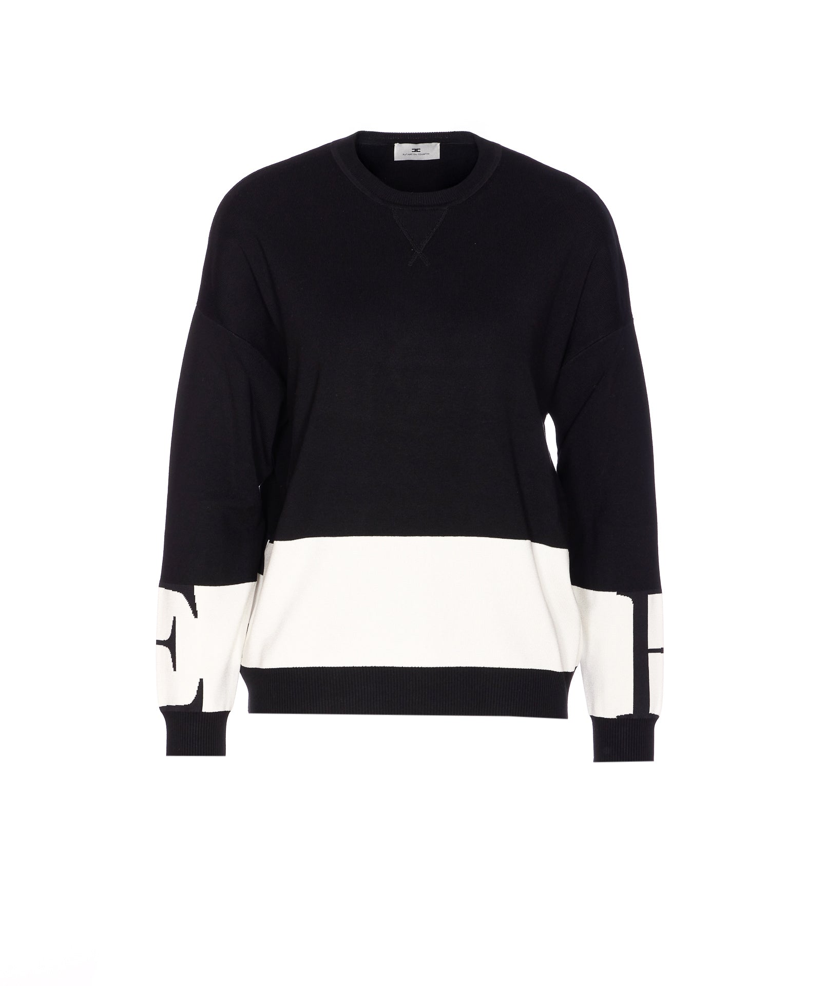 Elisabetta Franchi Sweaters Black Viscose
