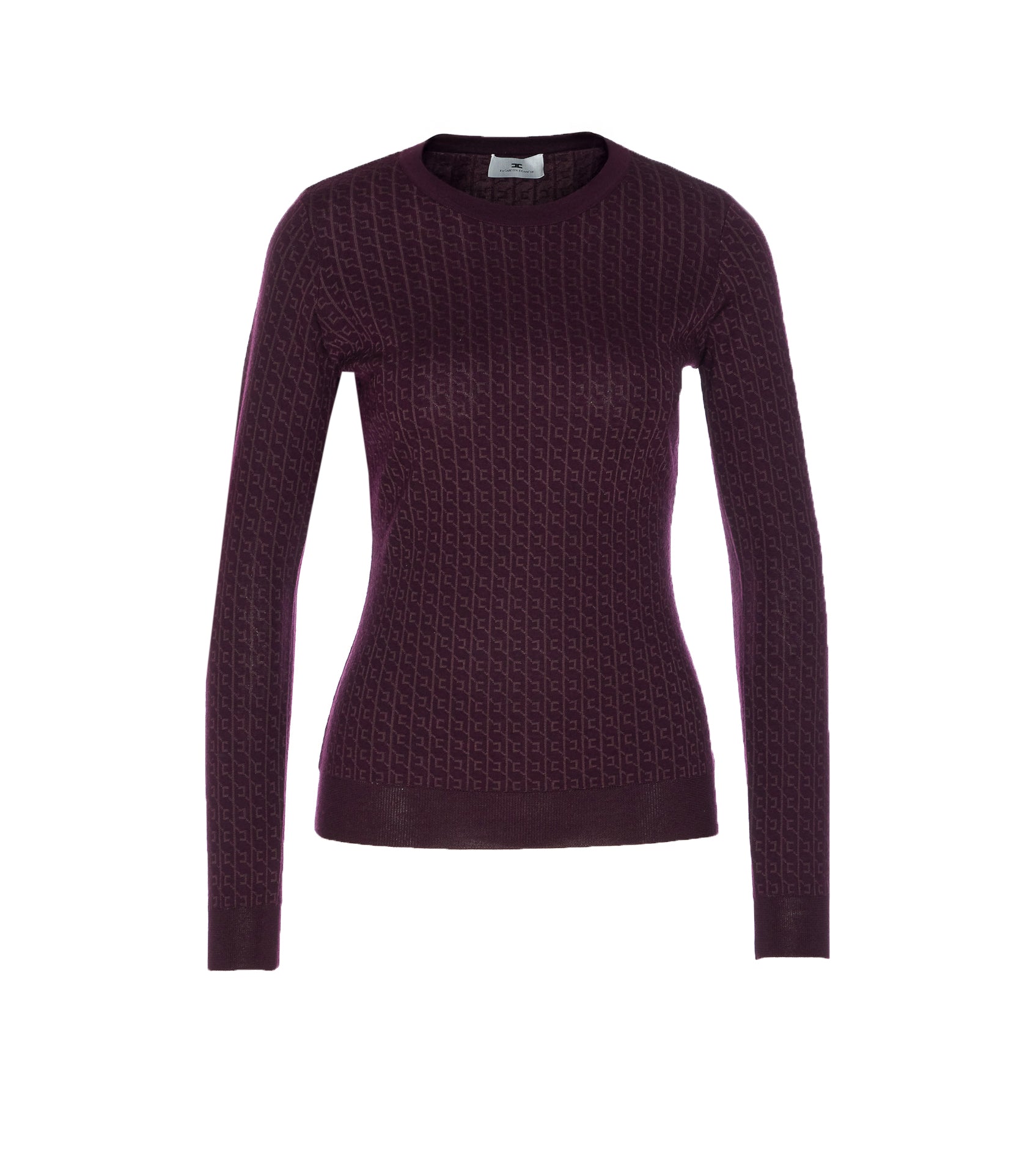 Elisabetta Franchi Sweaters Purple Viscose