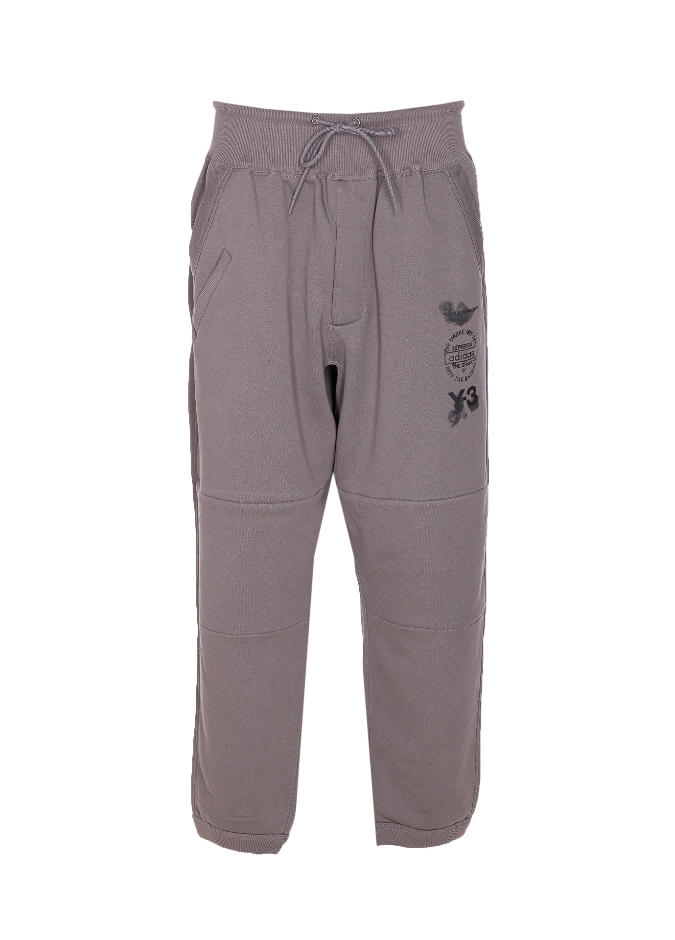 Y-3 Trousers Grey Cotton