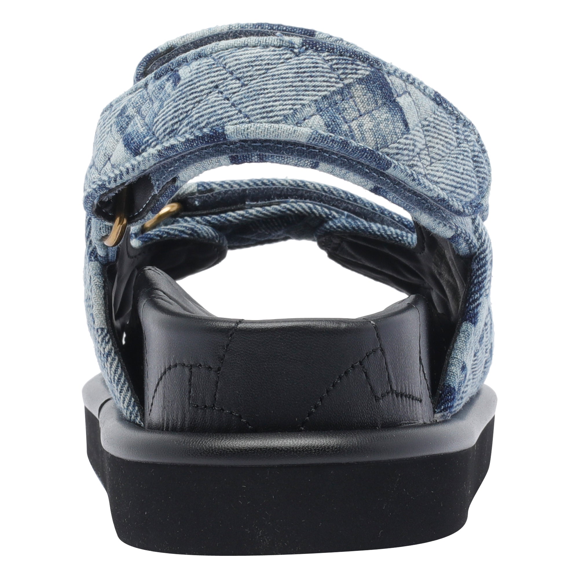 Kurt Geiger Sandals Blue Fabric Leather/ Rubber Sole
