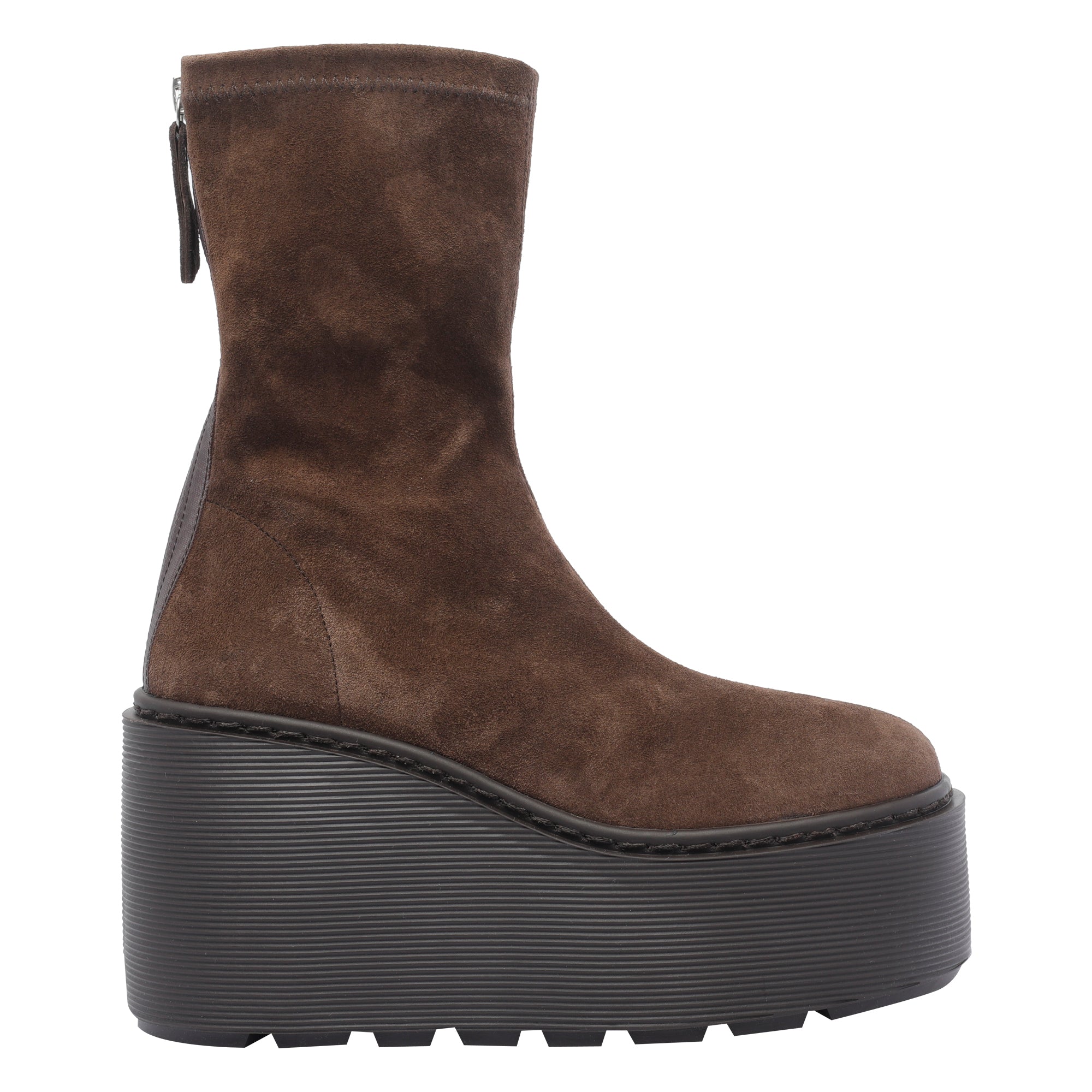 Vic Matie Boots Brown Suede Leather/ Rubber Sole