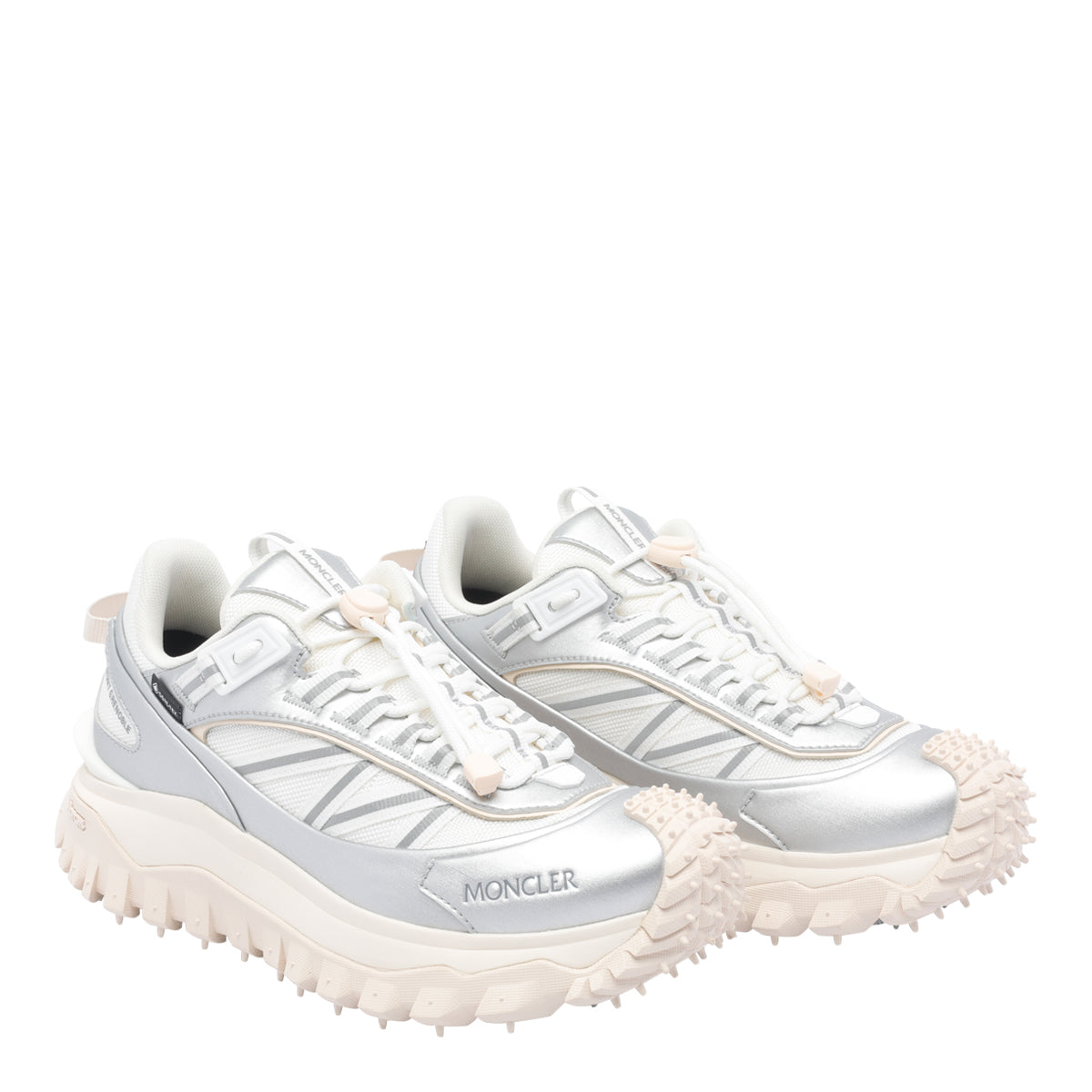 Moncler Sneakers White Fabric