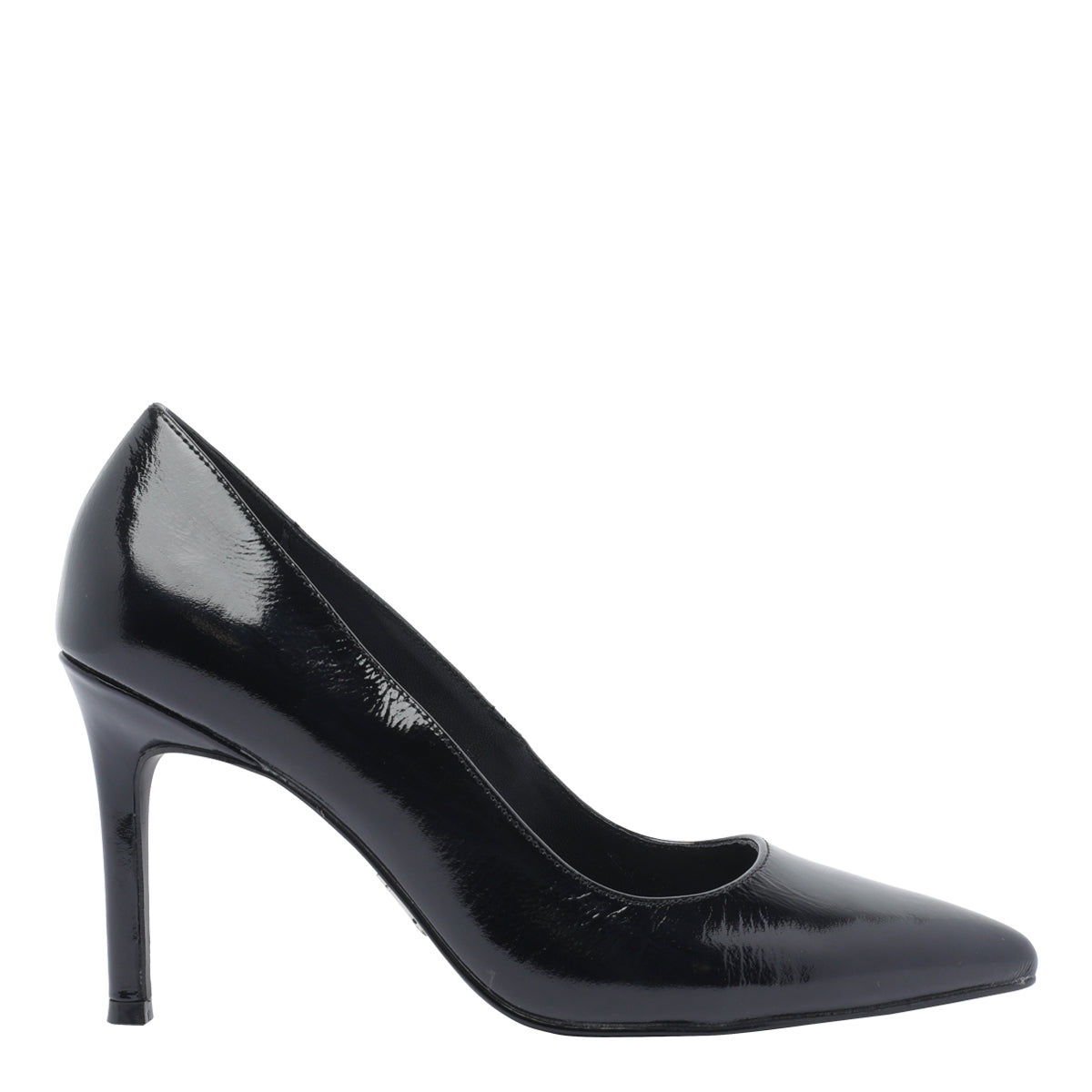 Steve Madden With Heel Black Calf Leather/rubber Sole