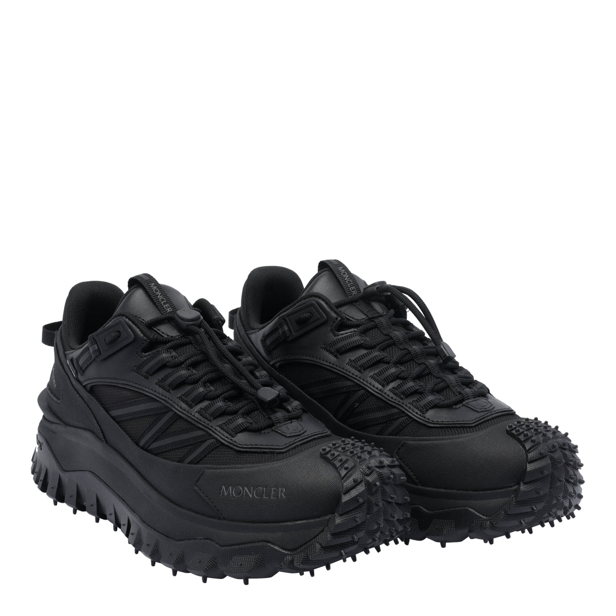 Moncler Sneakers Black Fabric