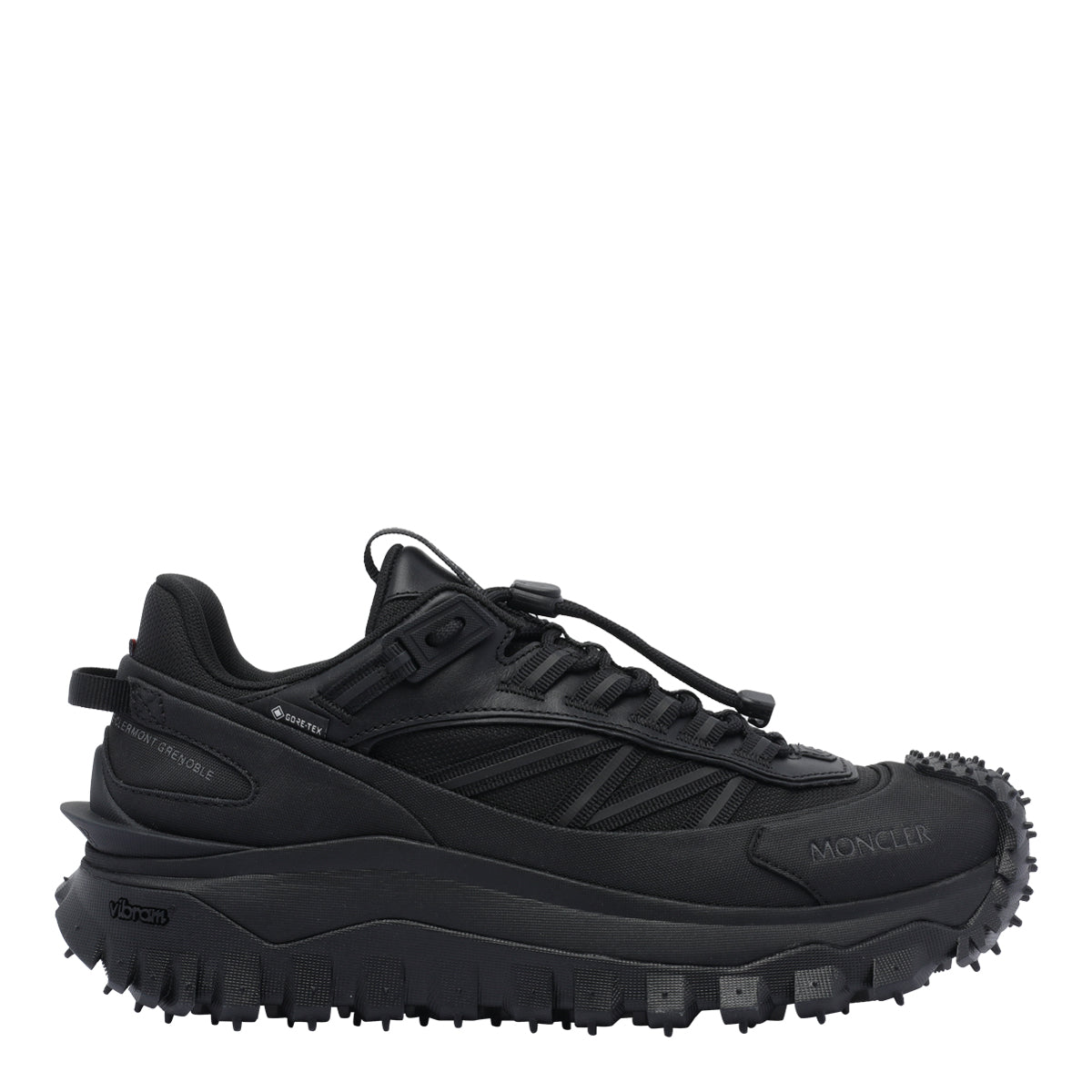 Moncler Sneakers Black Fabric