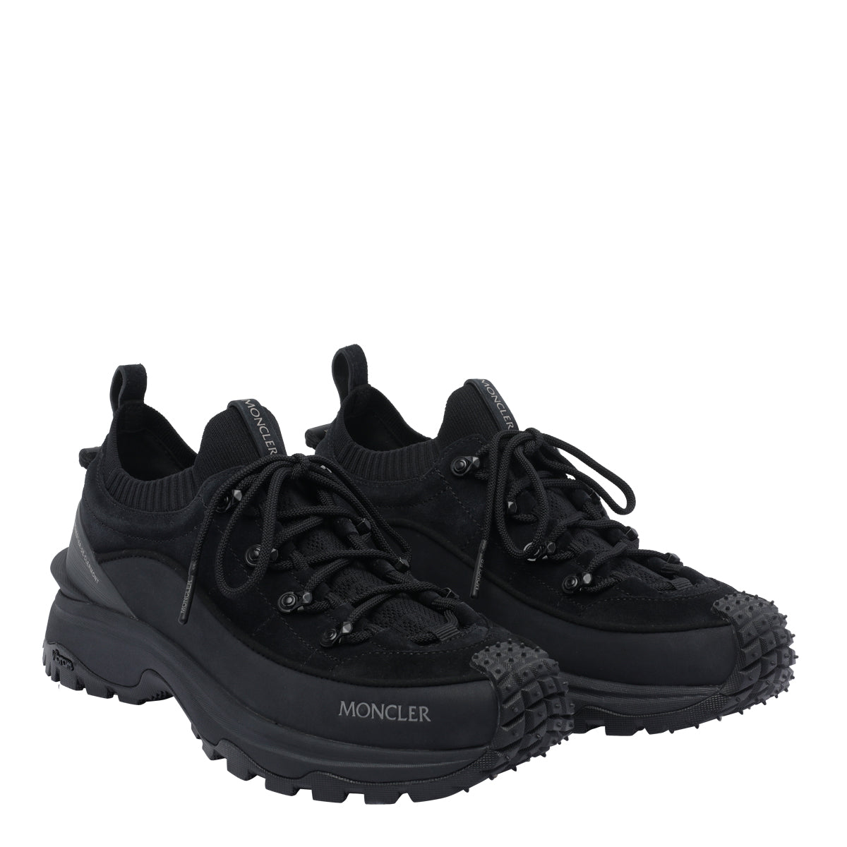 Moncler Sneakers Black Fabric