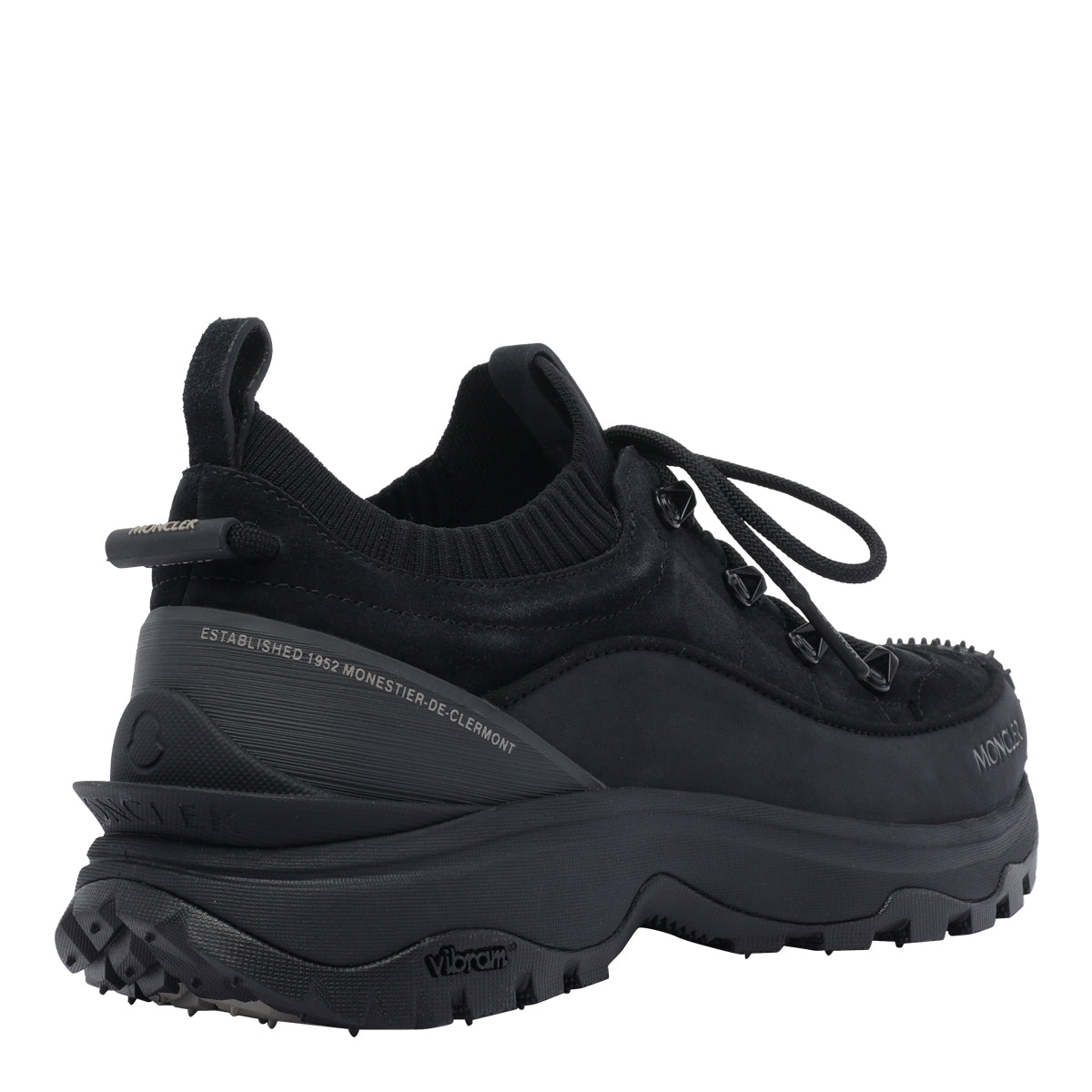 Moncler Sneakers Black Fabric