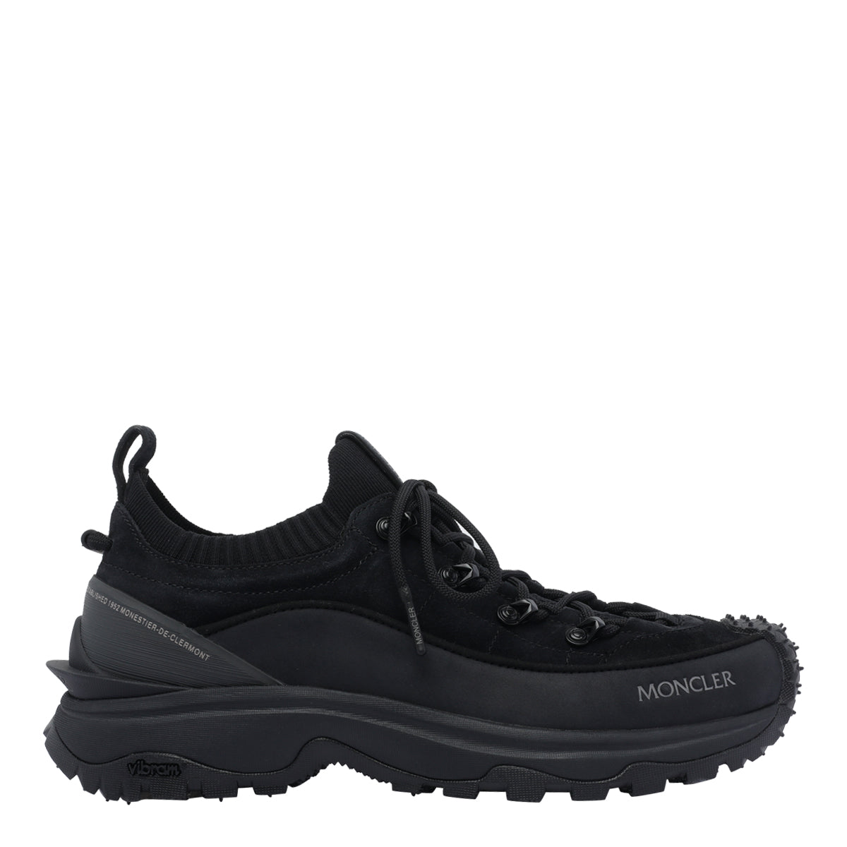 Moncler Sneakers Black Fabric