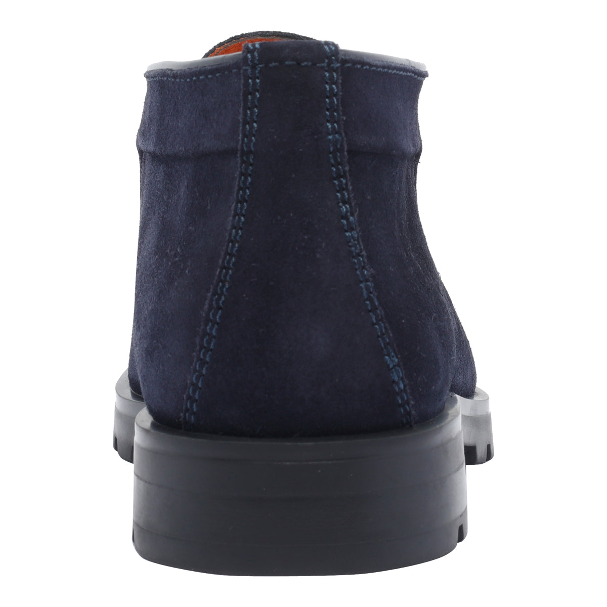 Santoni Flat Shoes Blue Suede Leather/rubber Sole