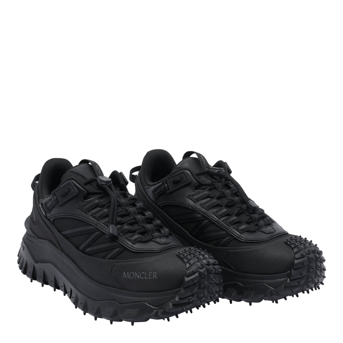 Moncler Sneakers Black Fabric