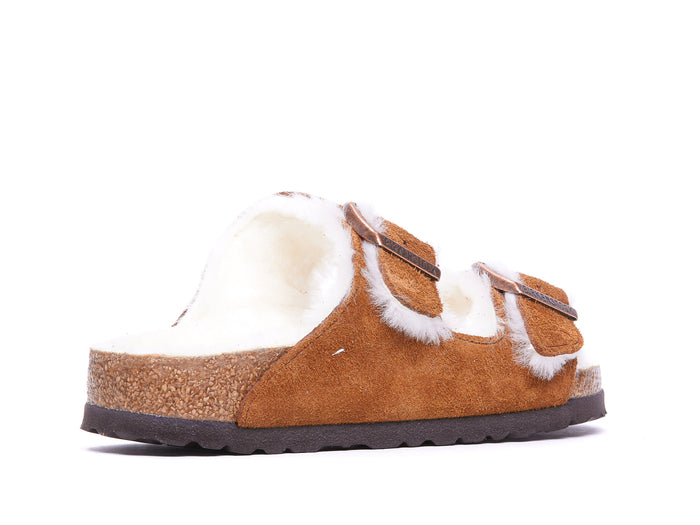 Birkenstock Sandals Brown Suede