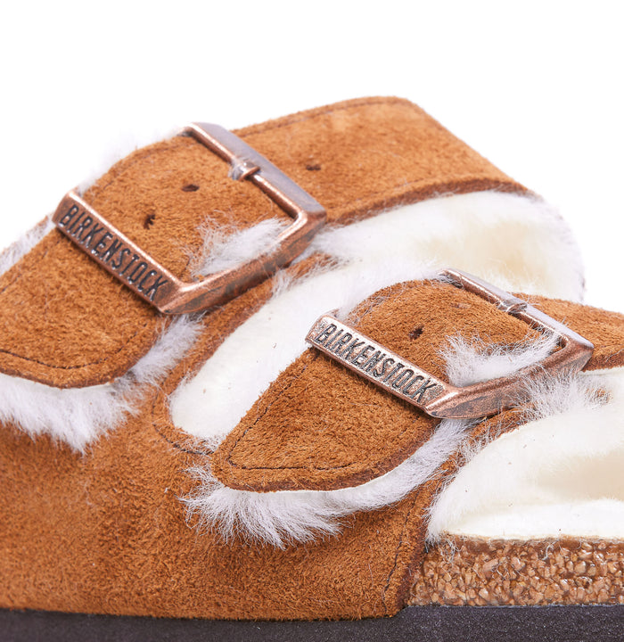 Birkenstock Sandals Brown Suede