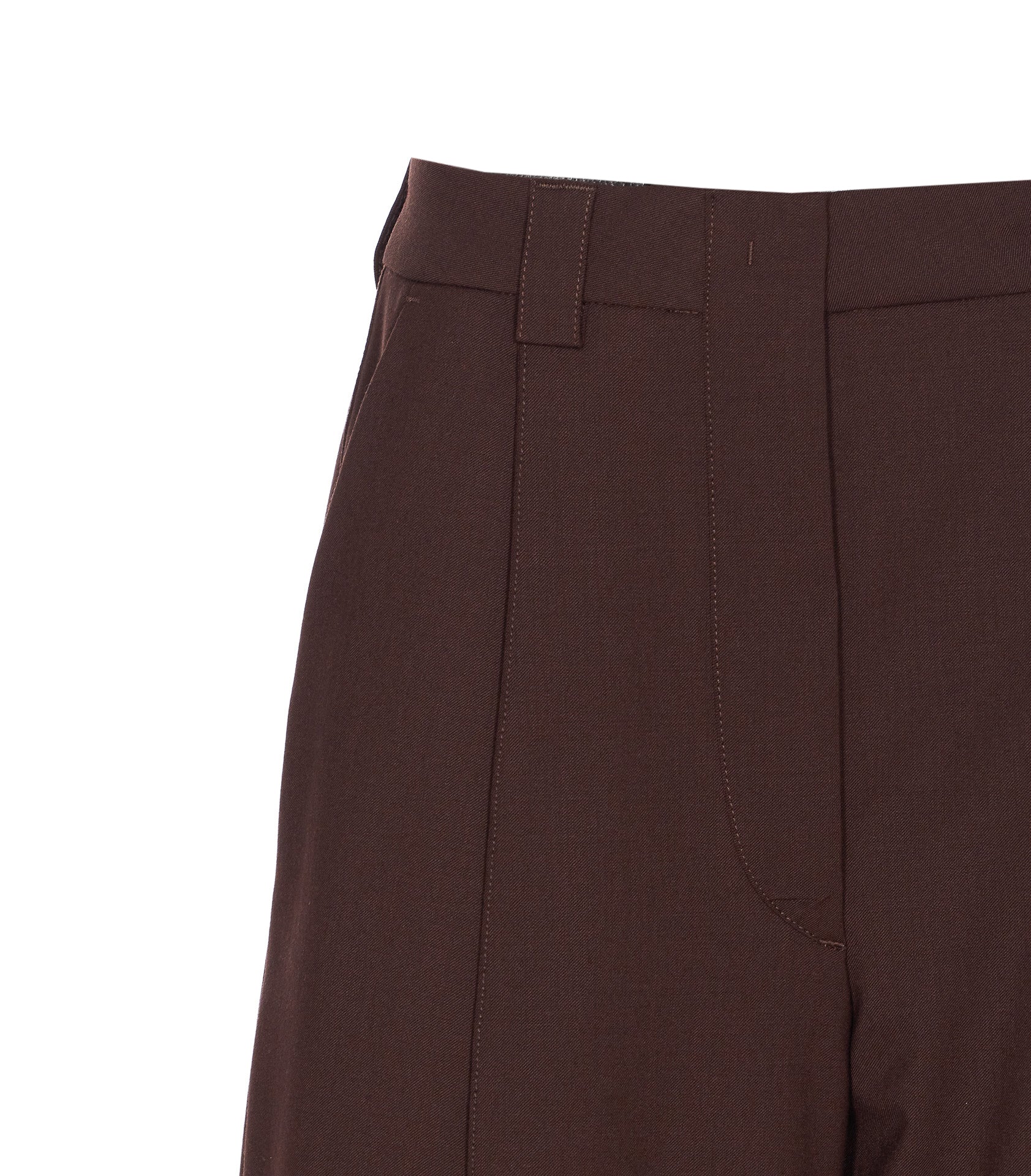 The Latest Trousers Brown Polyester