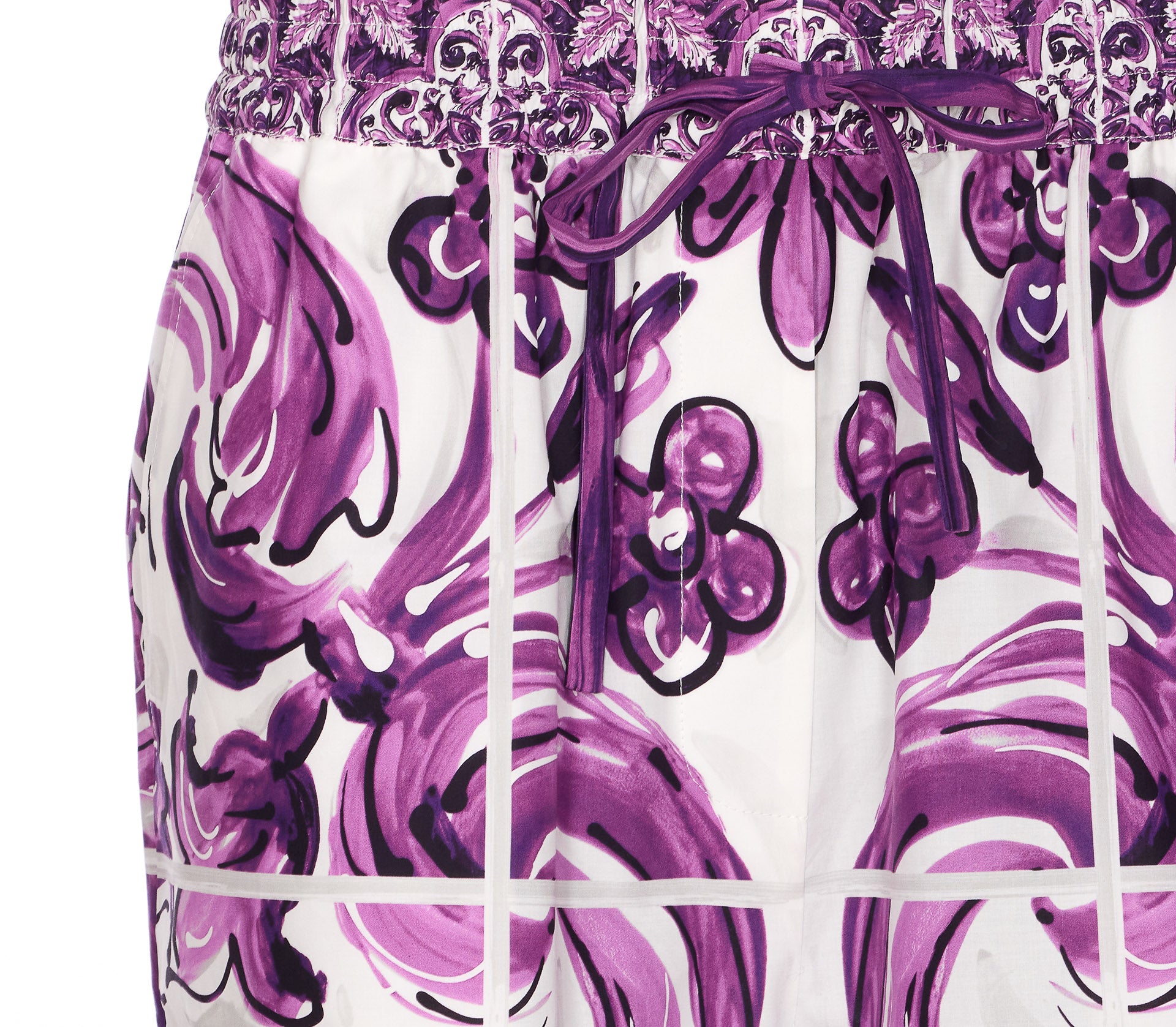 Dolce & Gabbana Shorts Purple Cotton