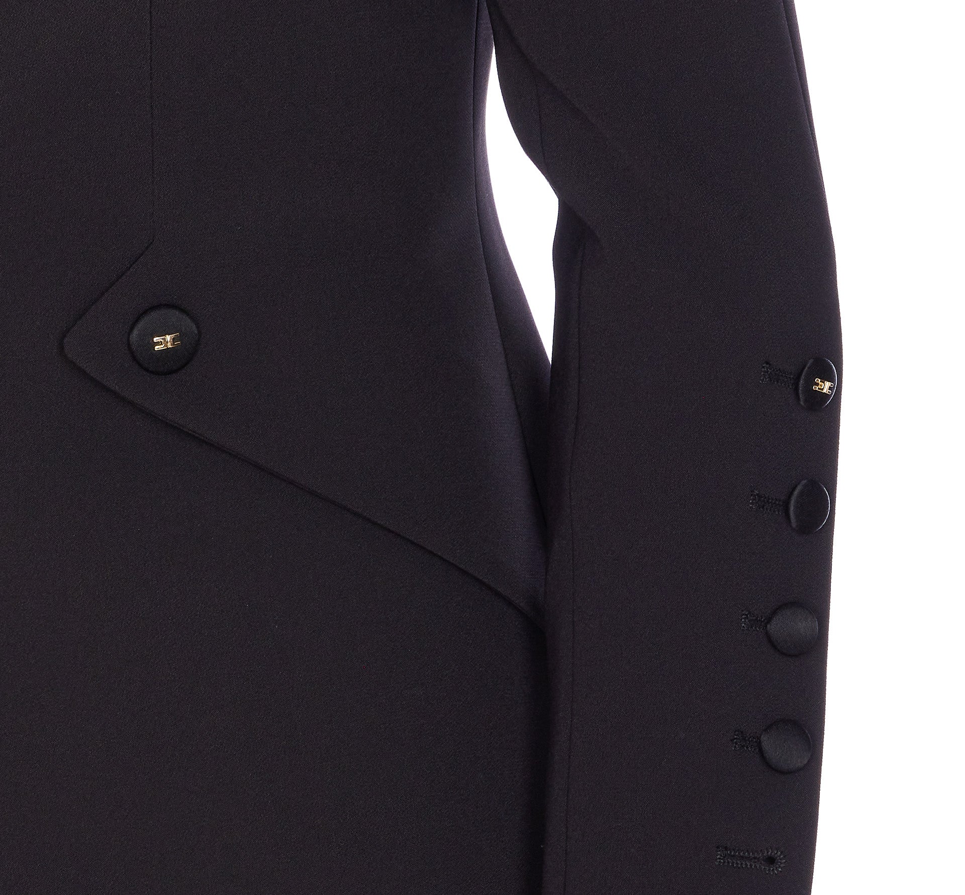 Elisabetta Franchi Jackets Black Polyester