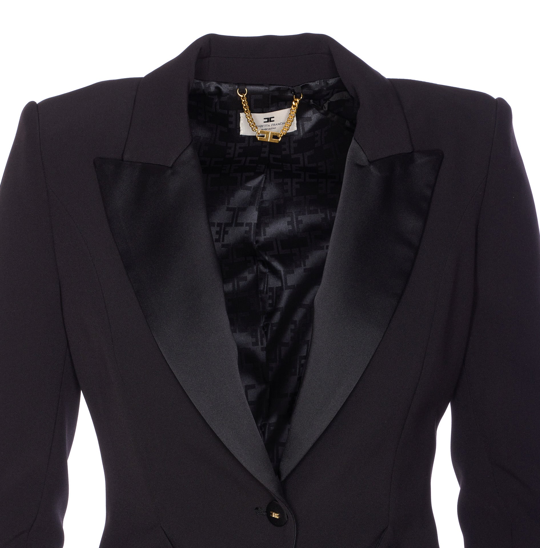 Elisabetta Franchi Jackets Black Polyester