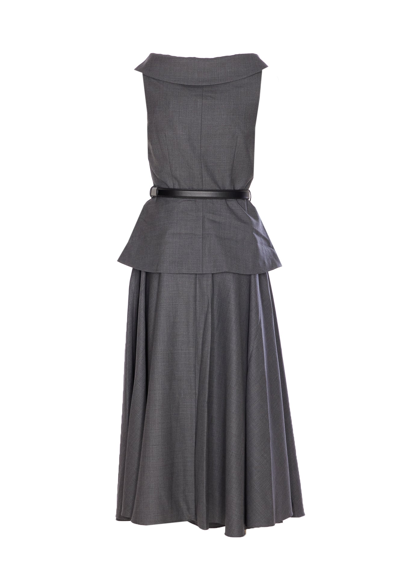 Self Portrait Dresses Grey Wool