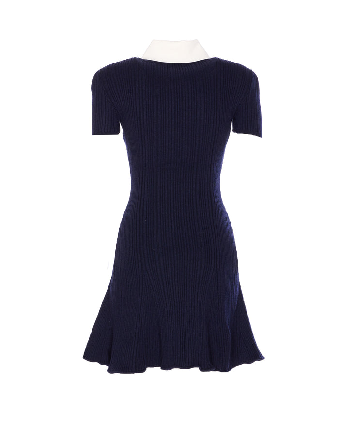 Self Portrait Dresses Blue Polyamide