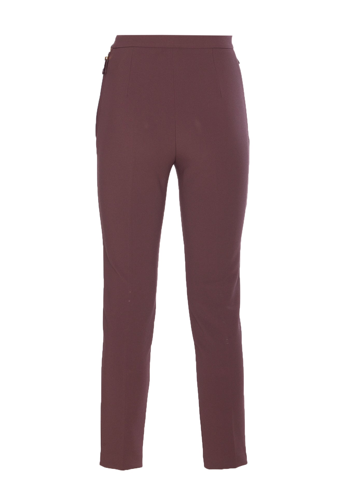 Elisabetta Franchi Trousers Red Polyester