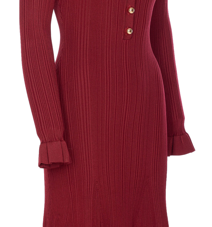 Self Portrait Dresses Red Viscose