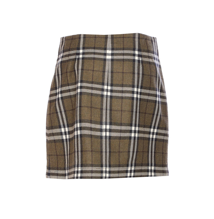 Burberry Skirts Green Wool