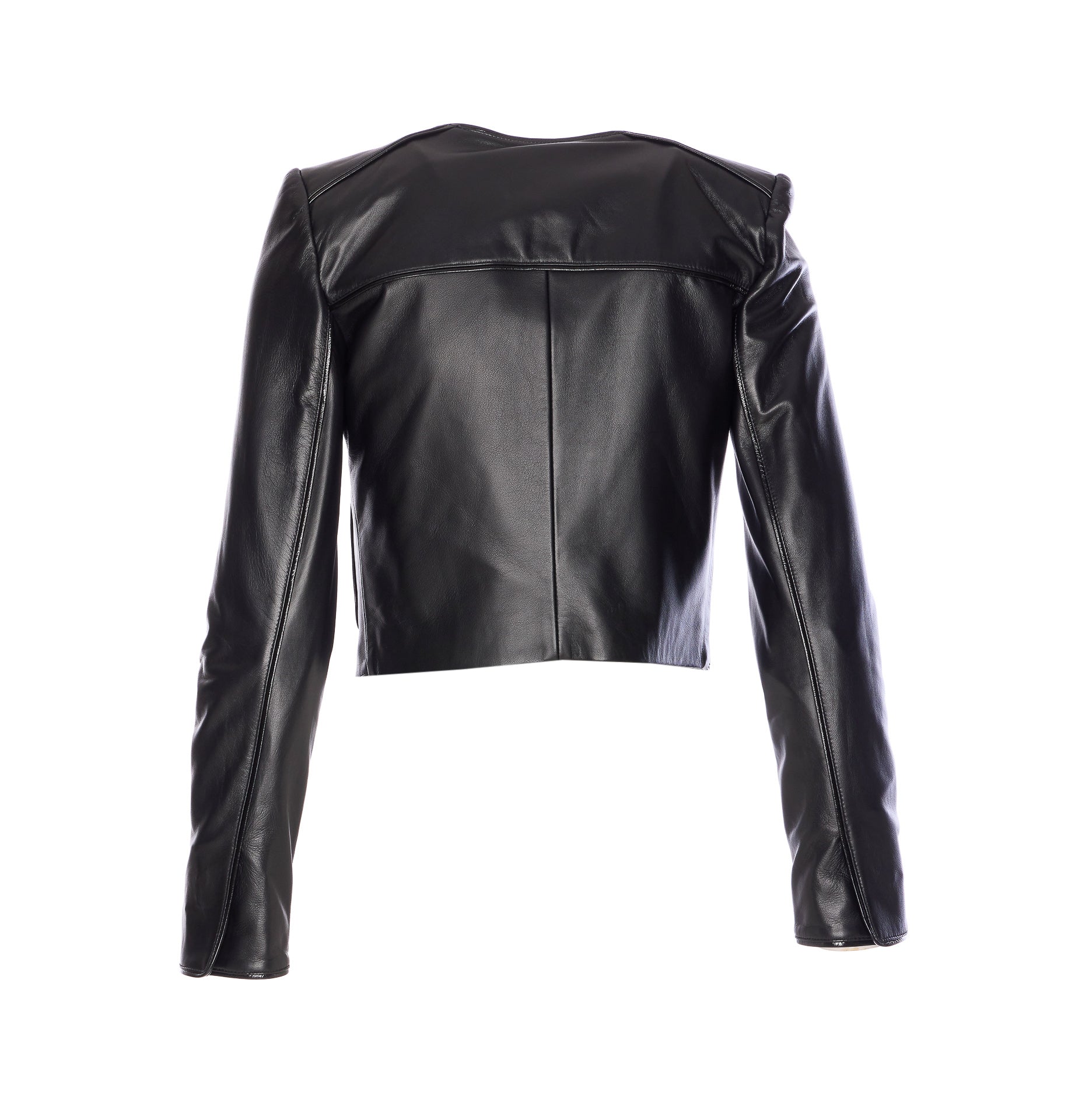 Elisabetta Franchi Jackets Black Sheep Leather