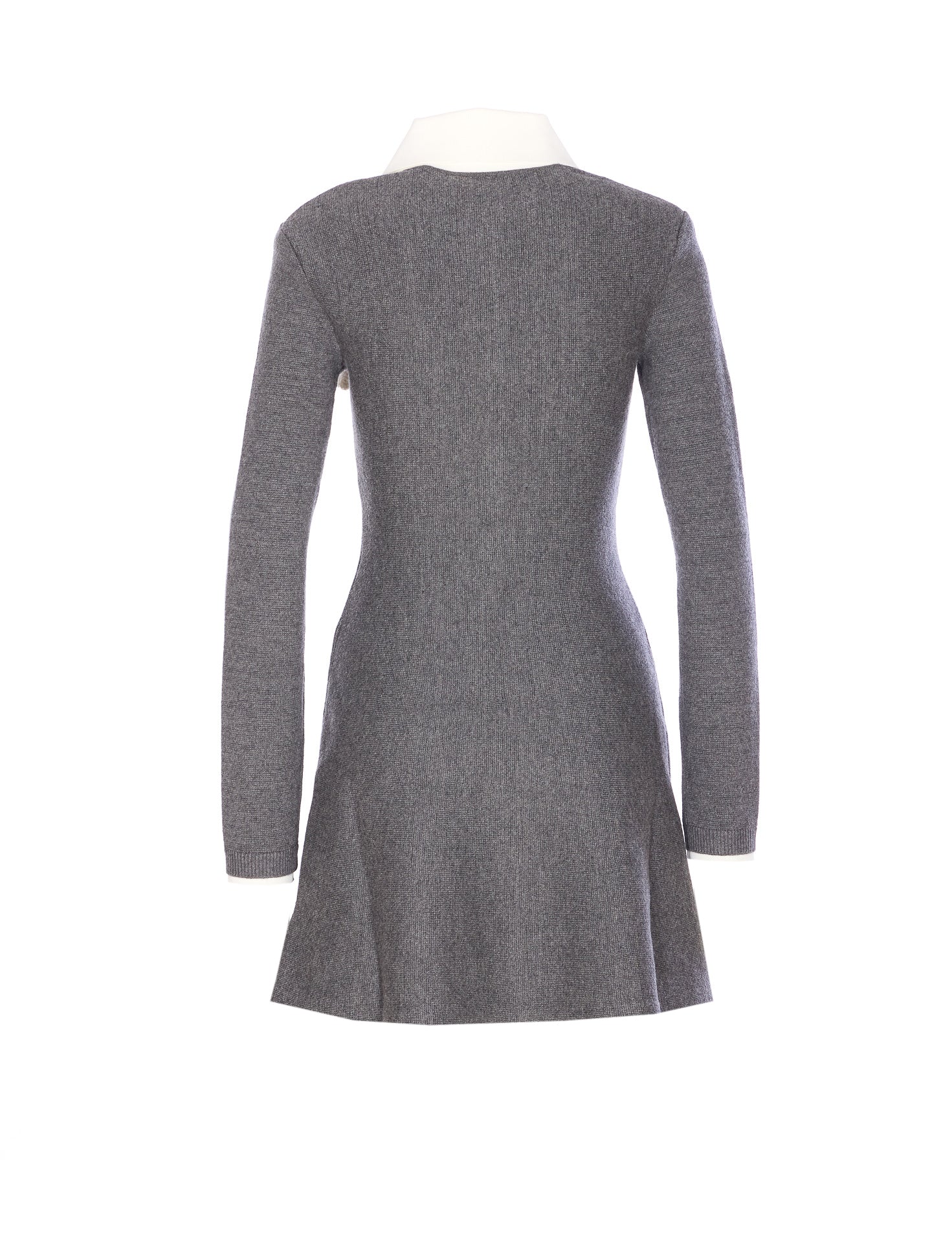 Self Portrait Dresses Grey Cotton