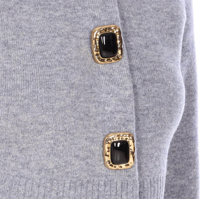 Self Portrait Sweaters Grey Wool