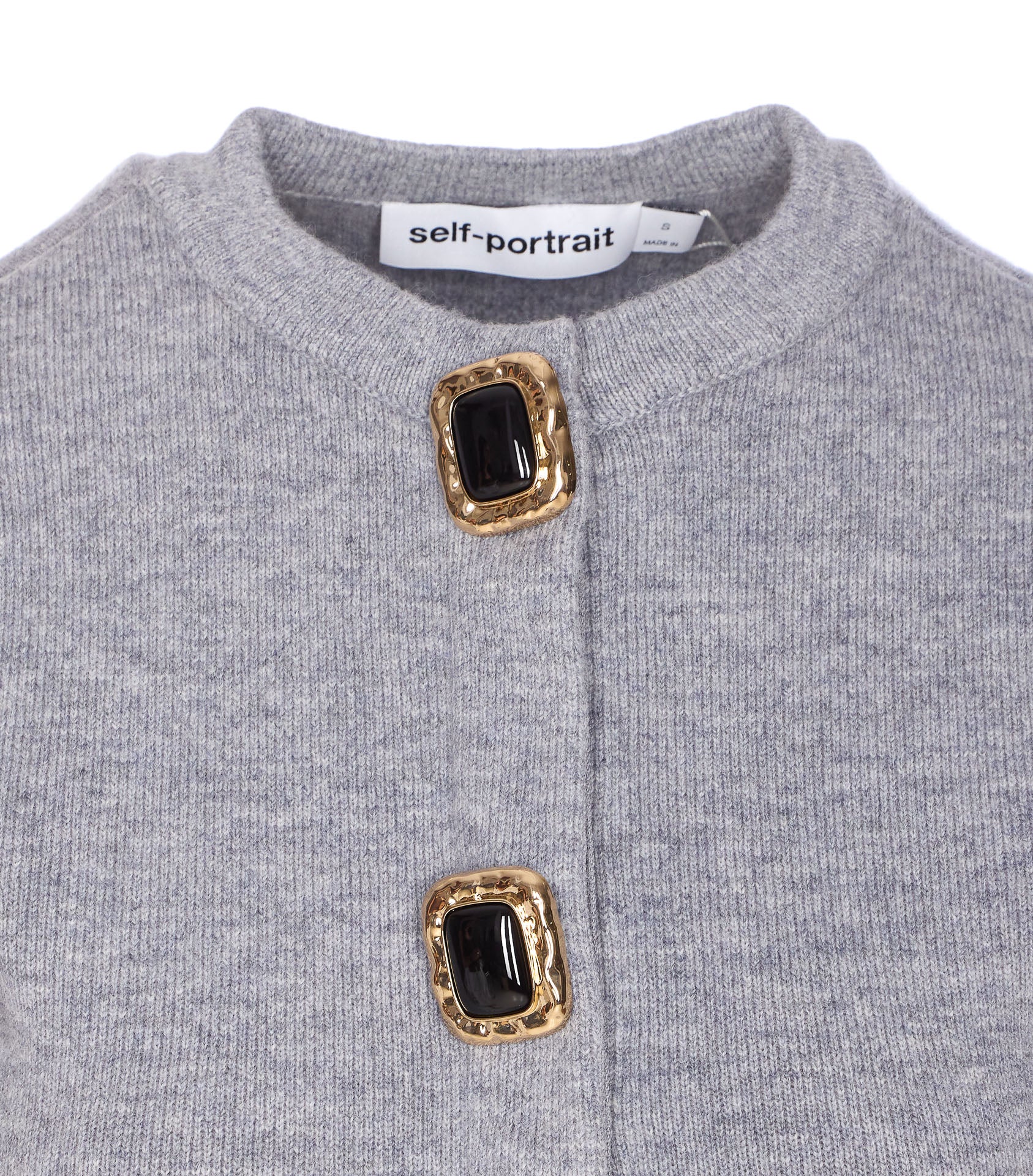 Self Portrait Sweaters Grey Wool