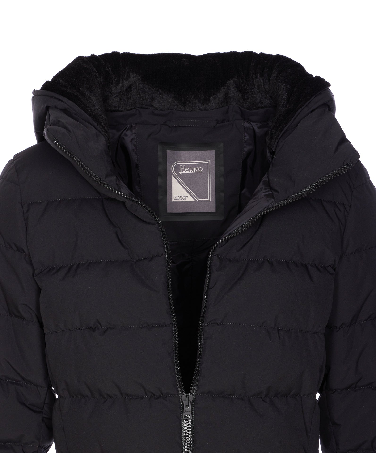 Herno Coats Black Polyester