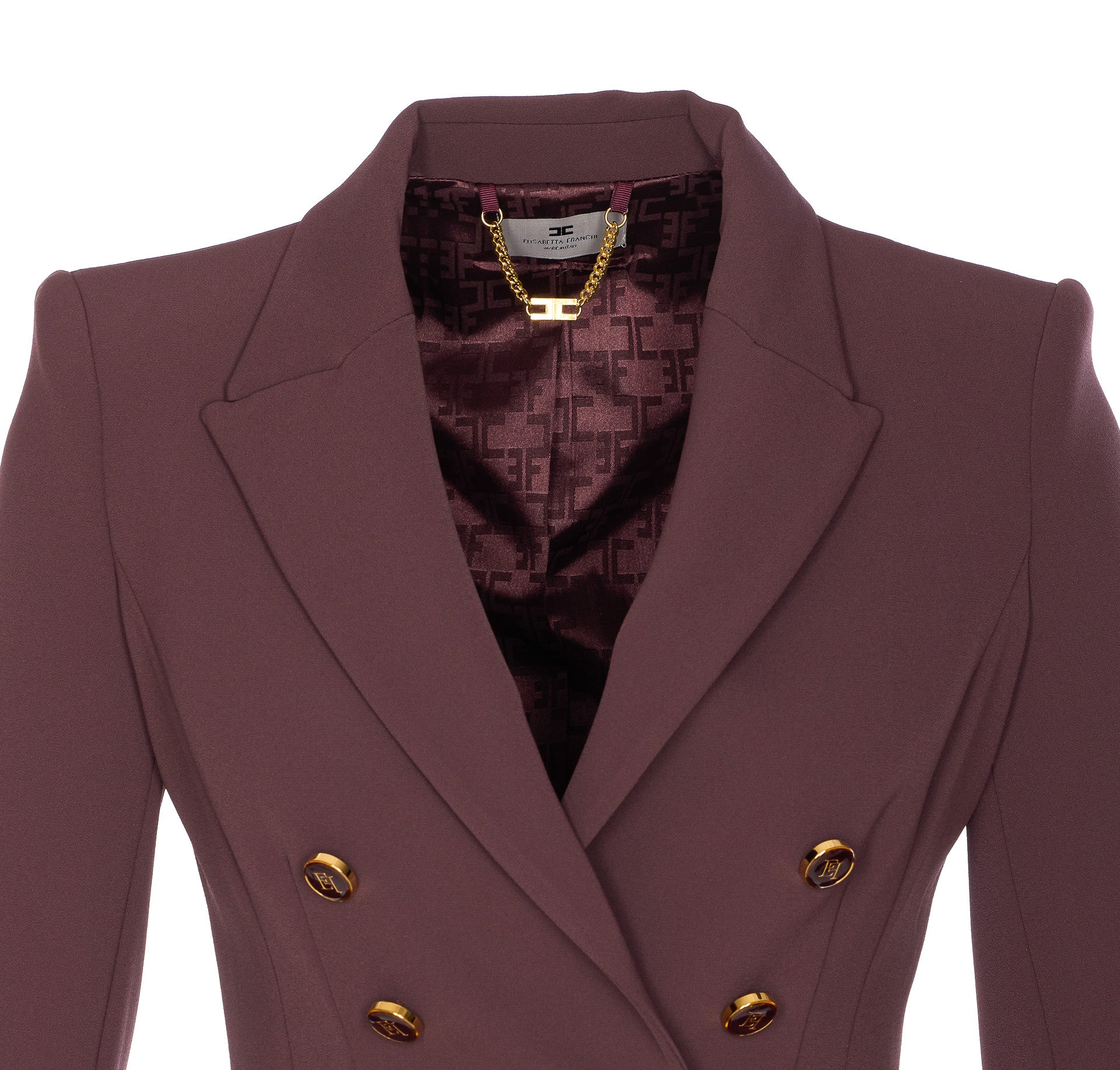 Elisabetta Franchi Jackets Red Polyester