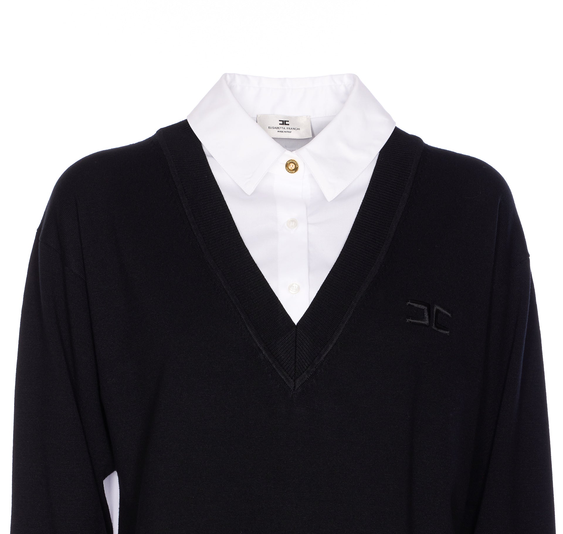 Elisabetta Franchi Dresses Black Viscose