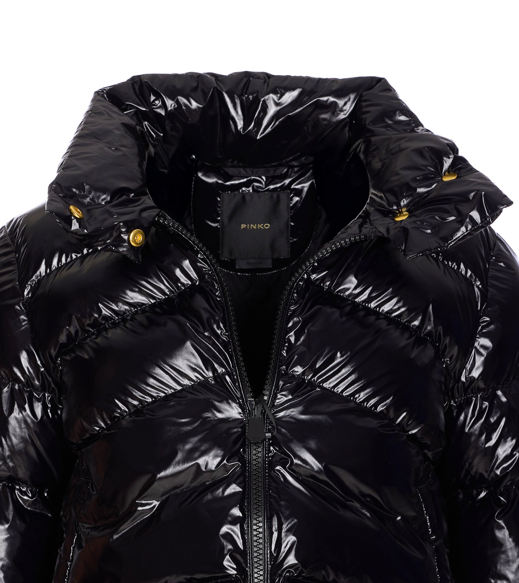 Pinko Coats Black Nylon