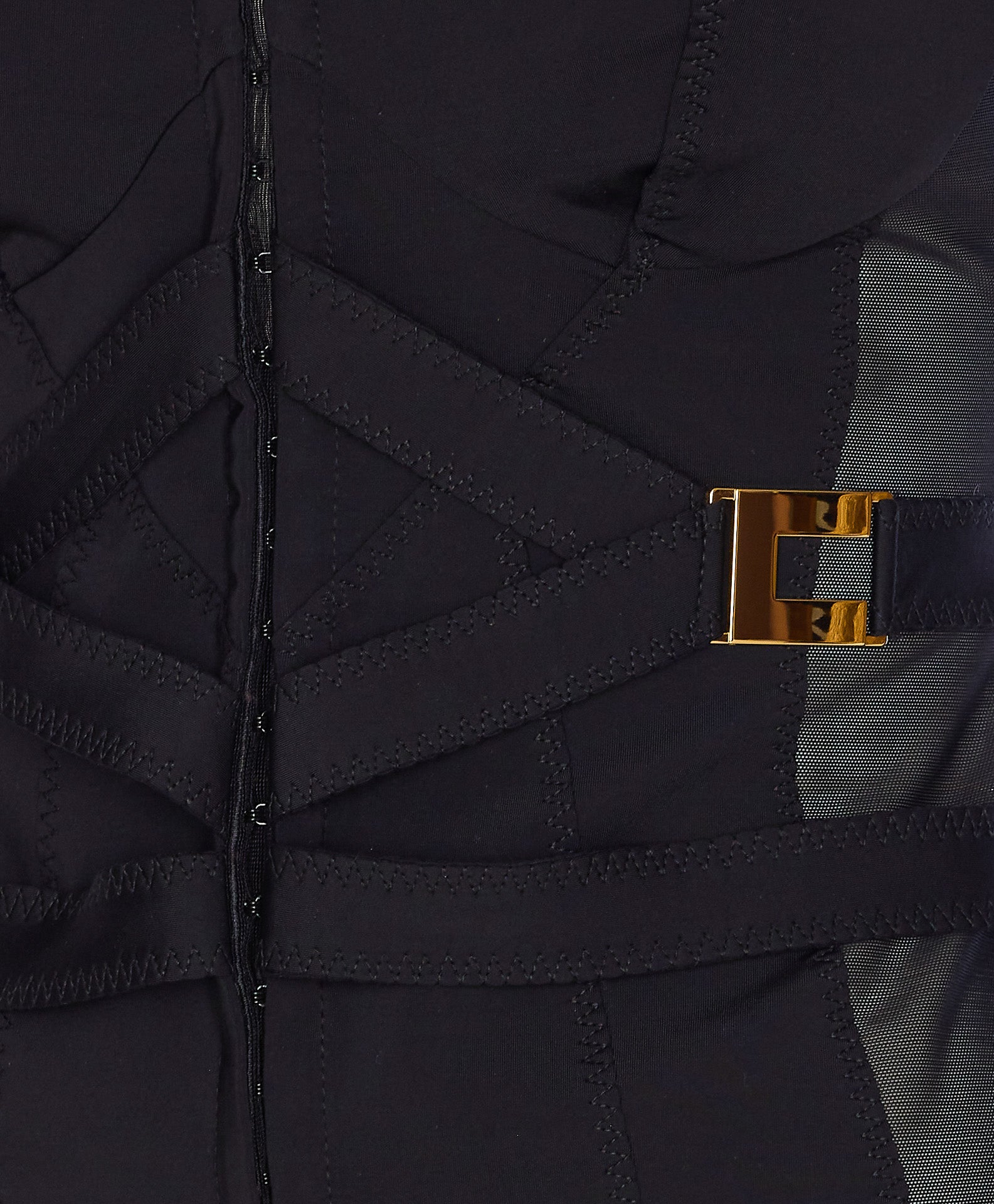 Elisabetta Franchi Jackets Black Polyamide
