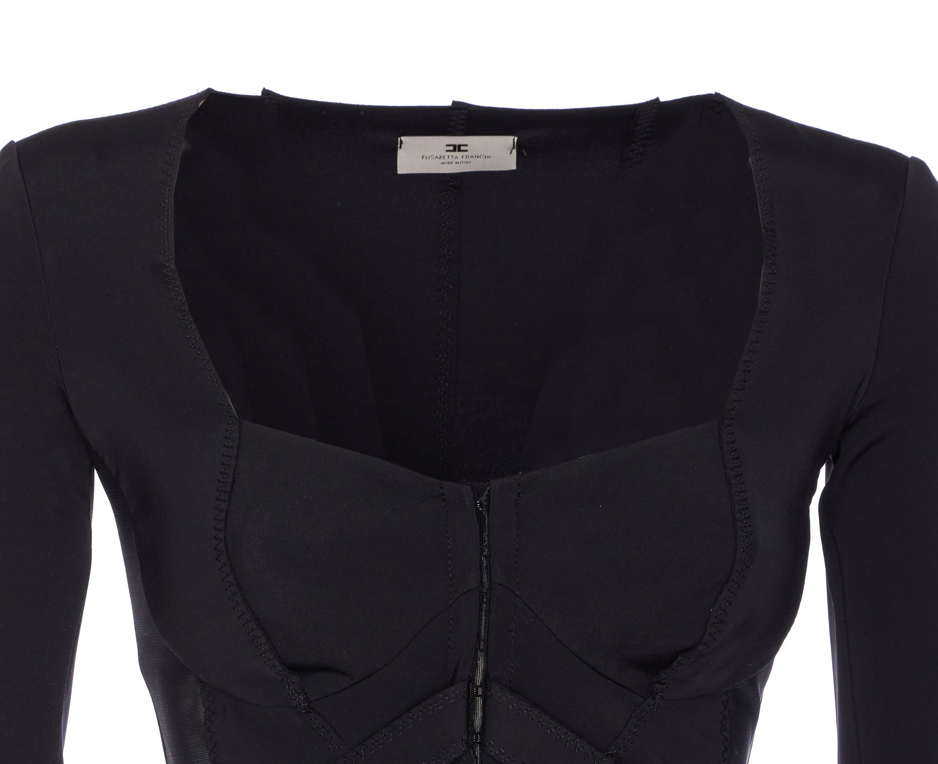 Elisabetta Franchi Jackets Black Polyamide
