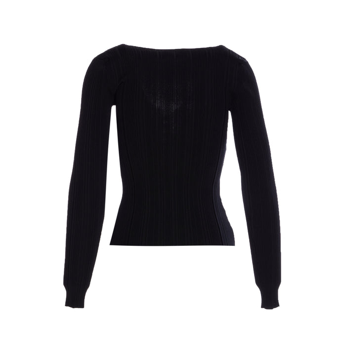 SELF PORTRAIT Top Black Viscose