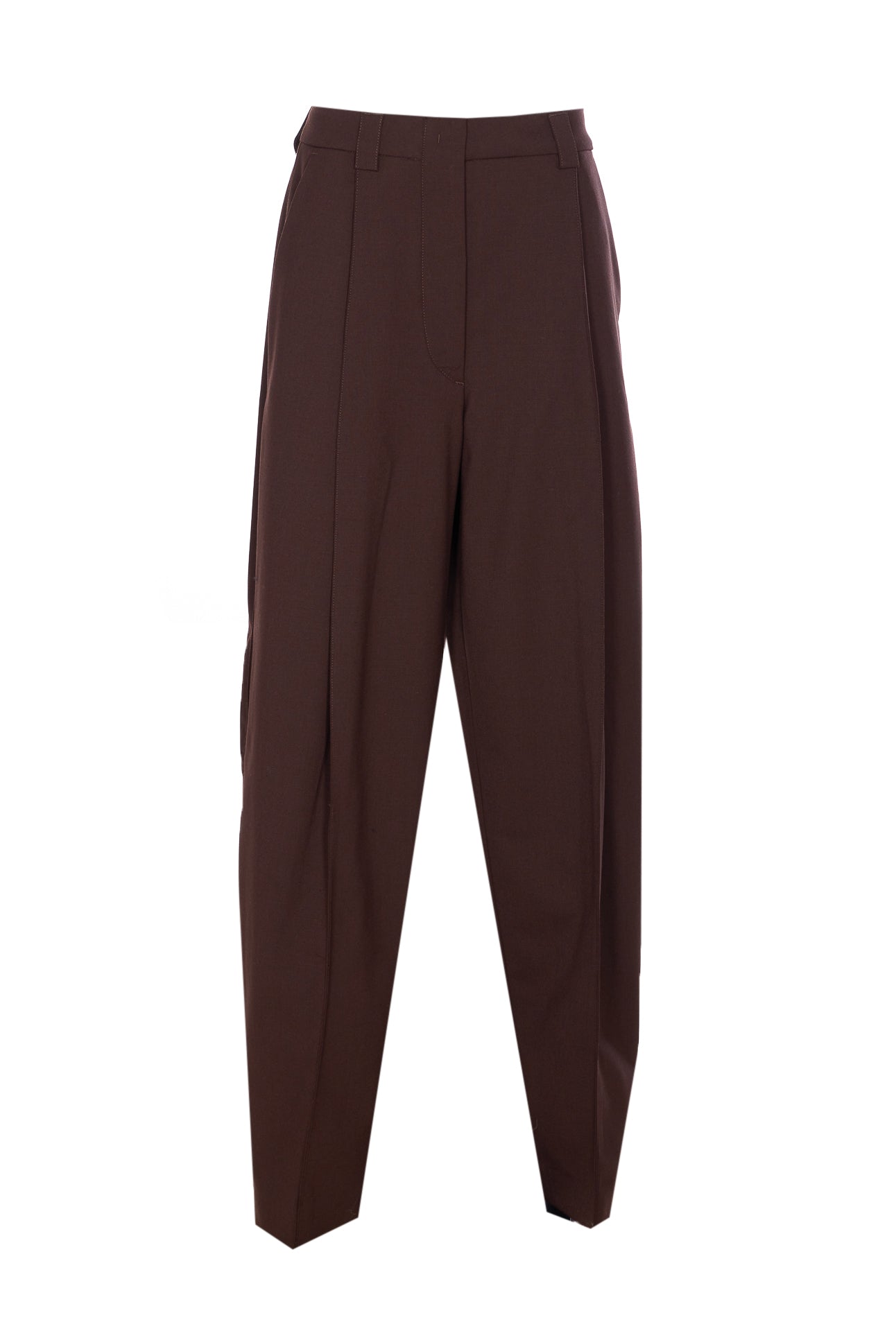 The Latest Trousers Brown Polyester