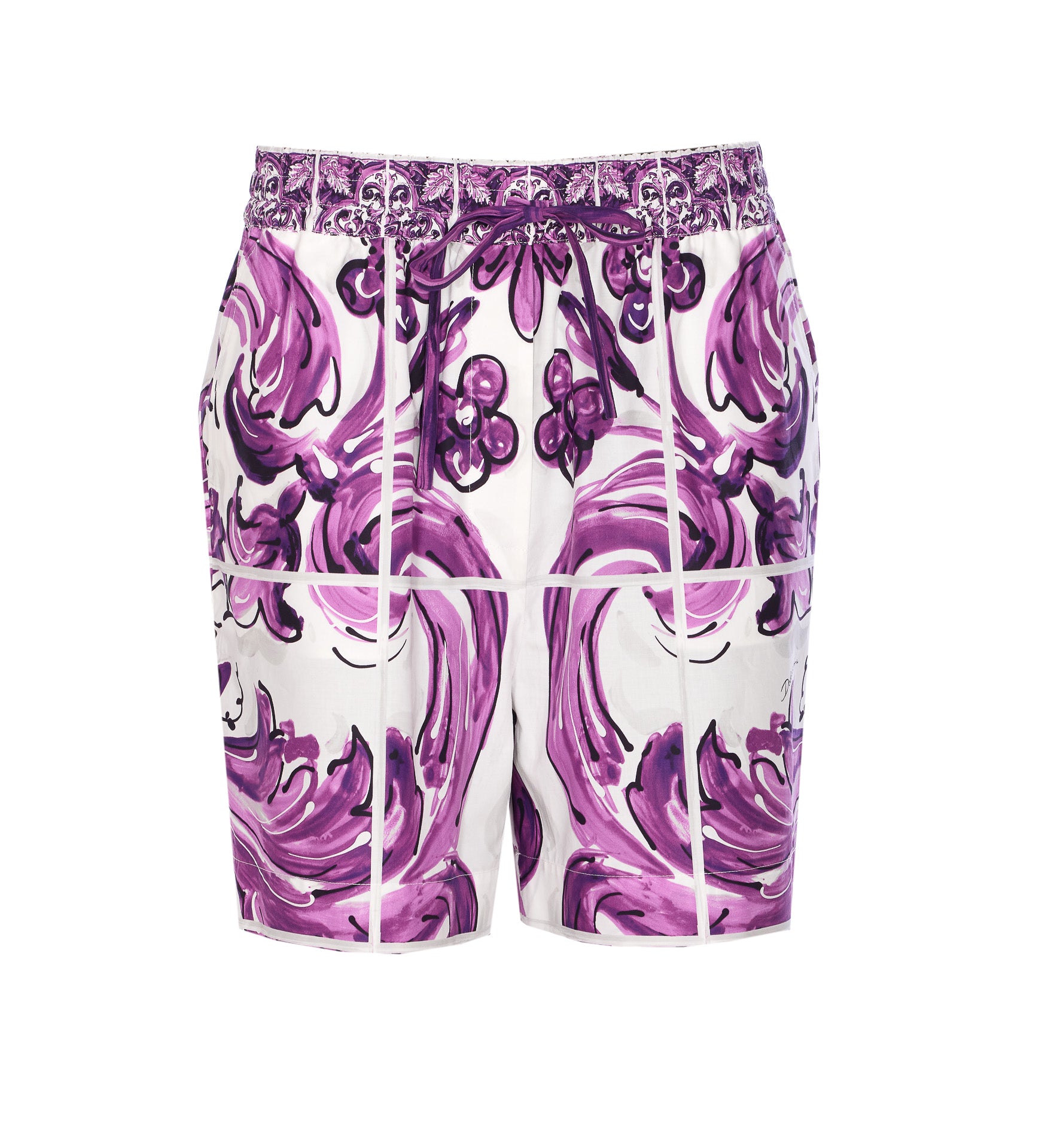 Dolce & Gabbana Shorts Purple Cotton