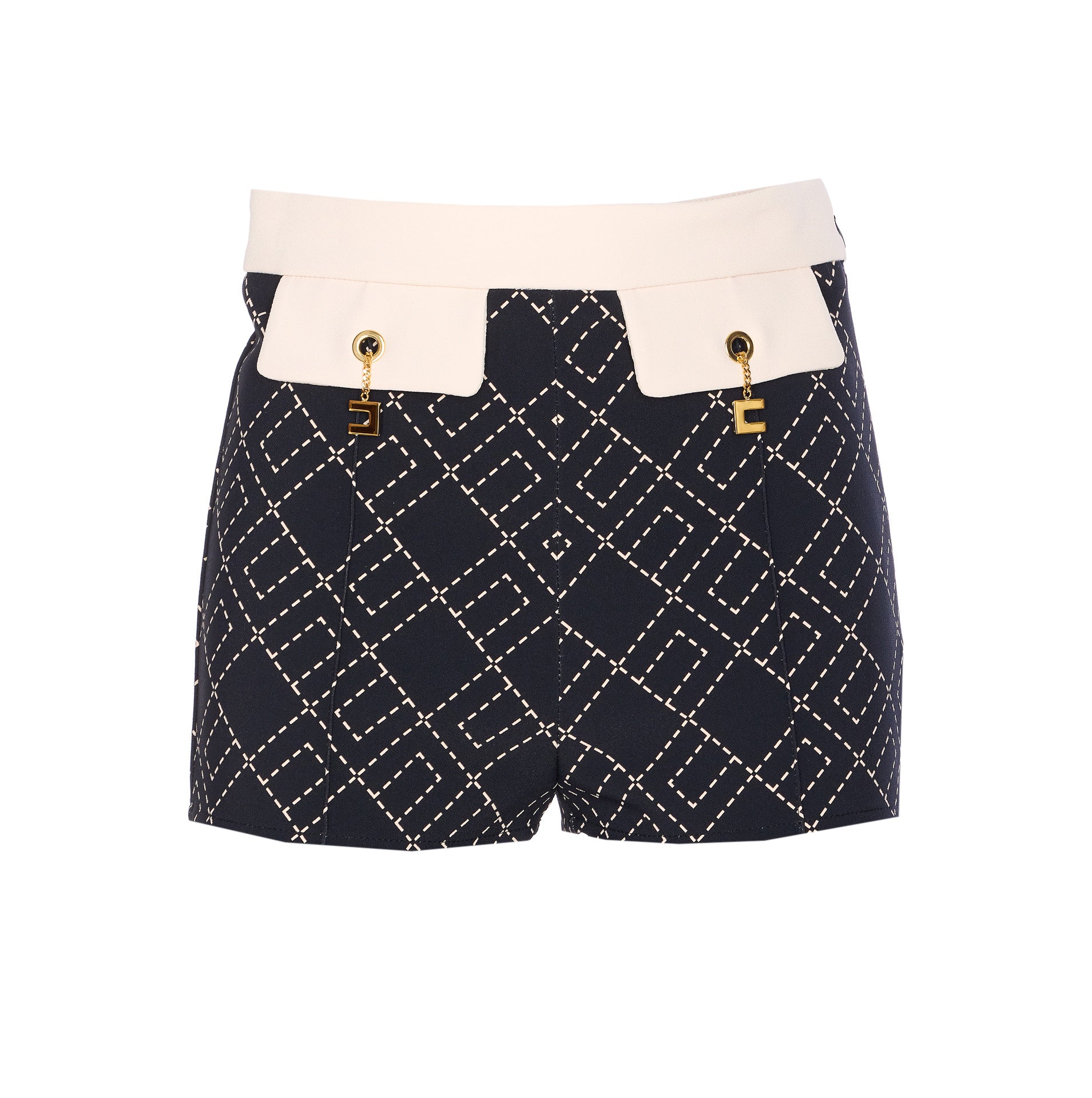 Elisabetta Franchi Shorts Black Polyester