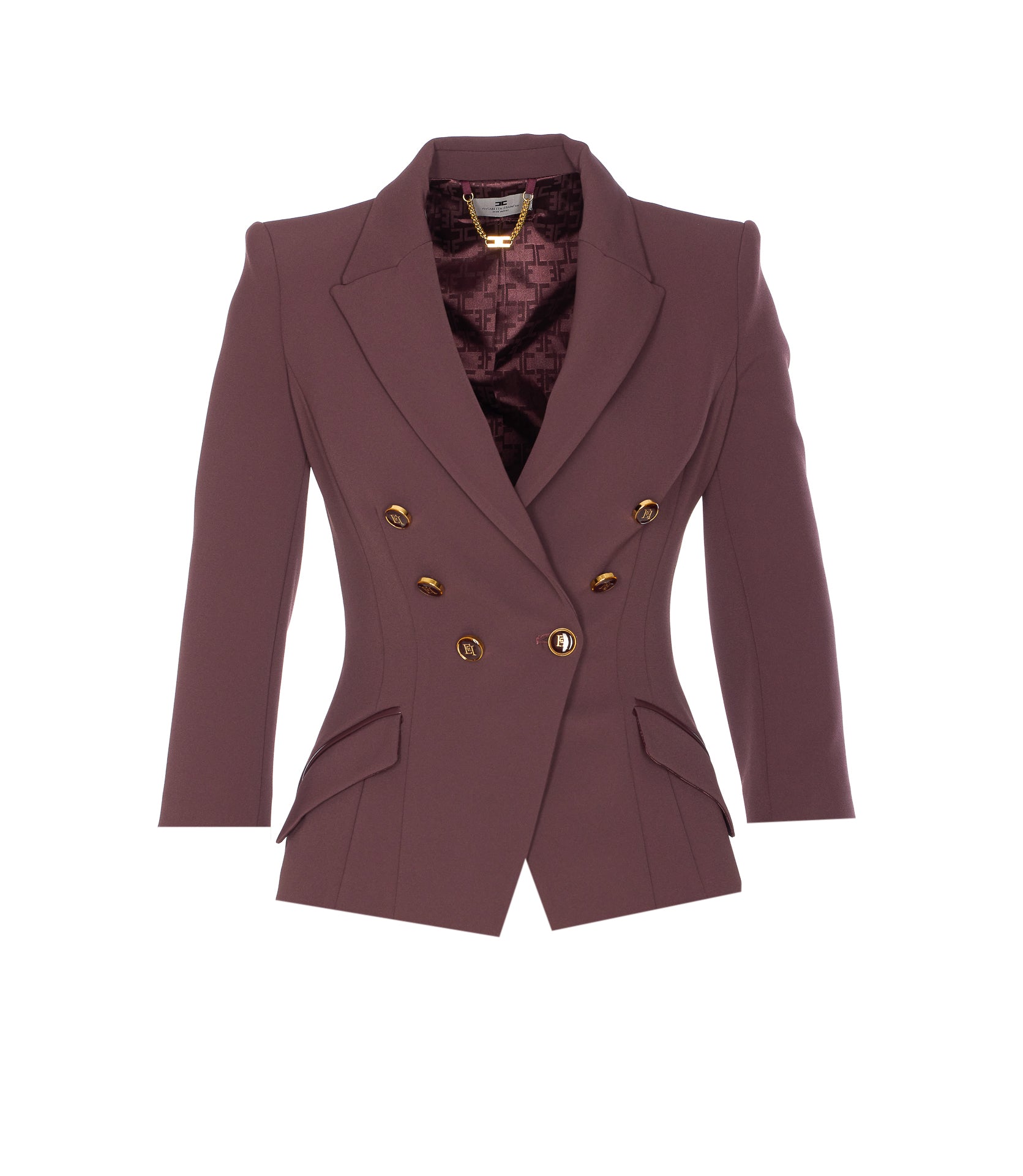 Elisabetta Franchi Jackets Red Polyester
